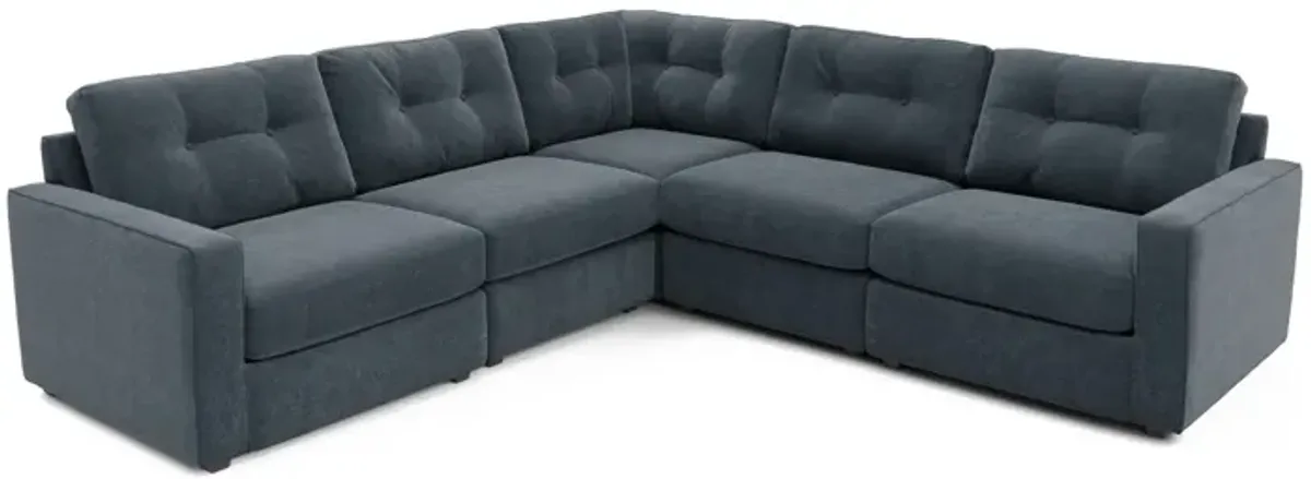 ModularOne Navy 5-Piece Sectional