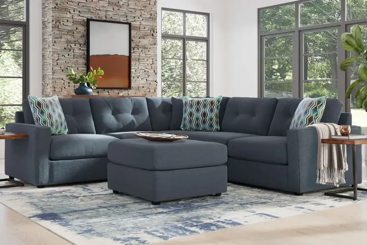 ModularOne Navy 5-Piece Sectional