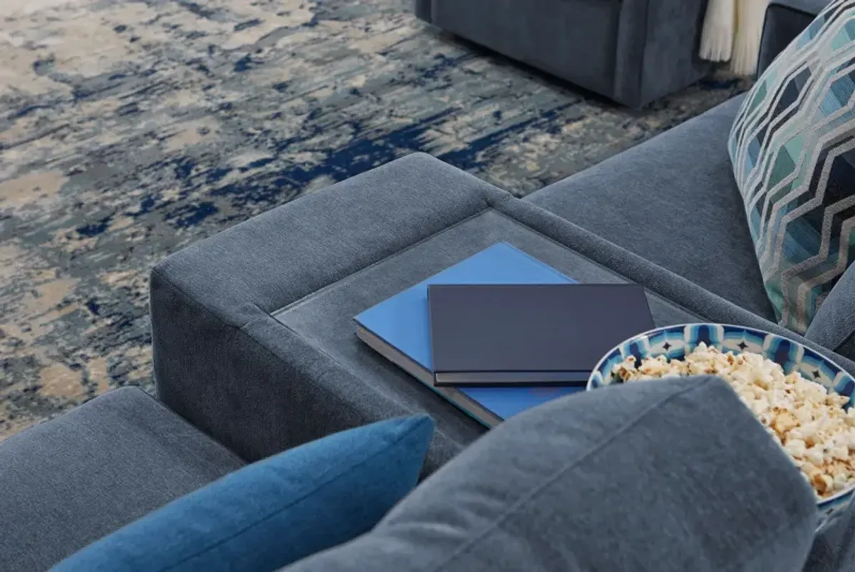 ModularOne Navy 5-Piece Sectional with Dual Chaise