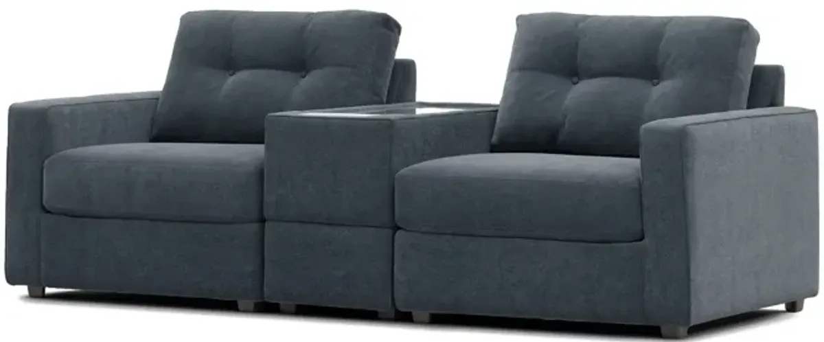 ModularOne Navy Console Loveseat