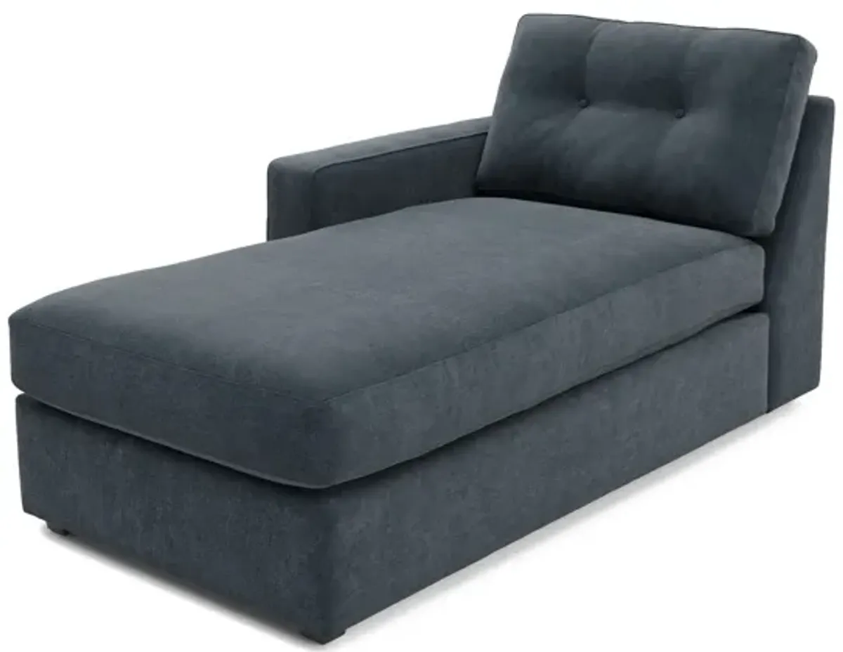 ModularOne Navy Left Arm Facing Chaise