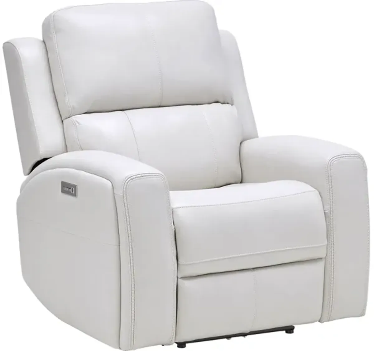 Linton Cream Leather Triple Power Recliner