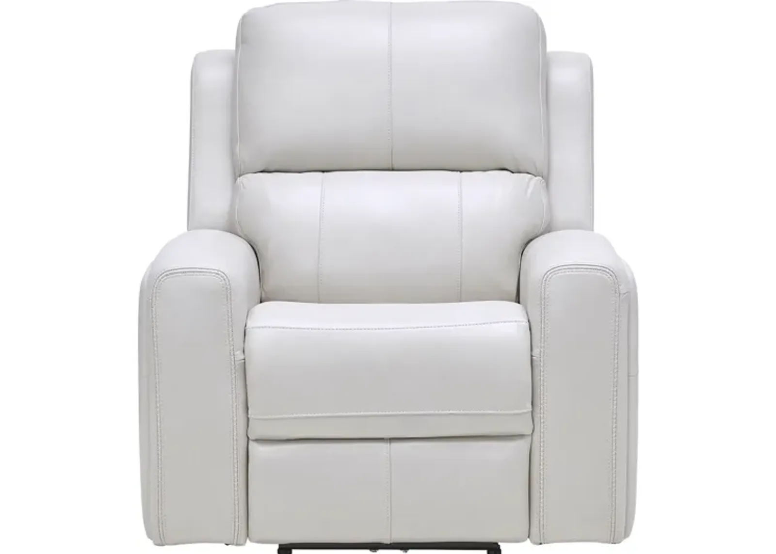 Linton Cream Leather Triple Power Recliner