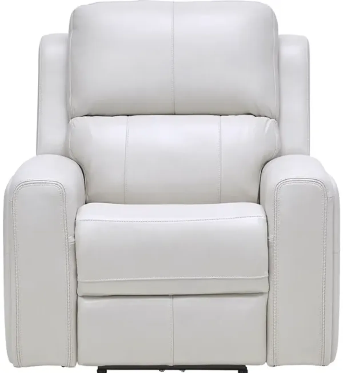 Linton Cream Leather Triple Power Recliner