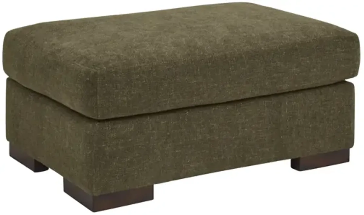 Melbourne Olive Ottoman