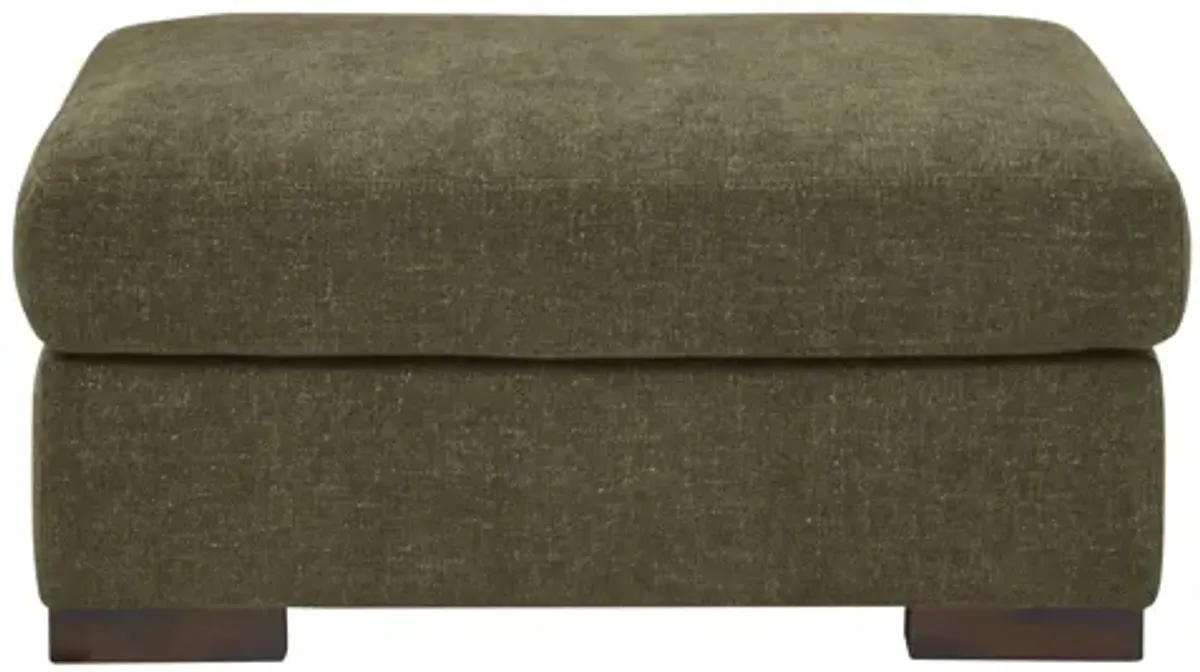 Melbourne Olive Ottoman