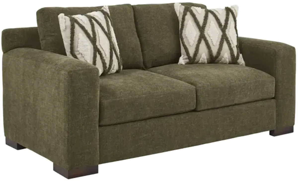 Melbourne Olive Loveseat