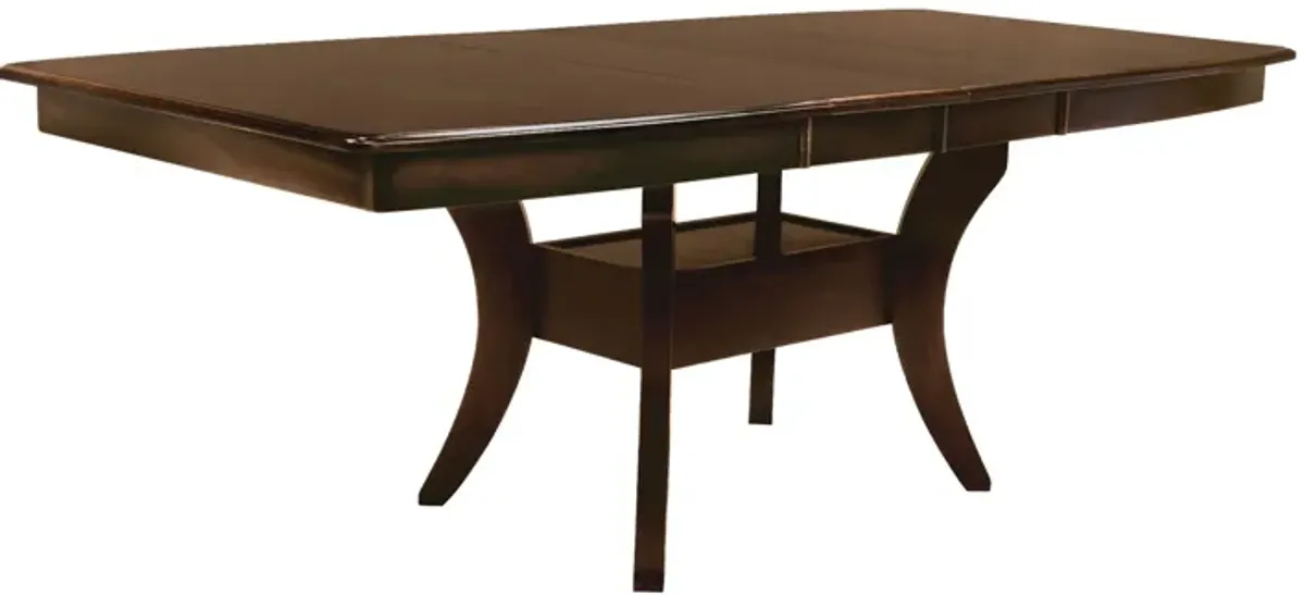 Covina Solid Maple Table by Gascho with Walnut Finish