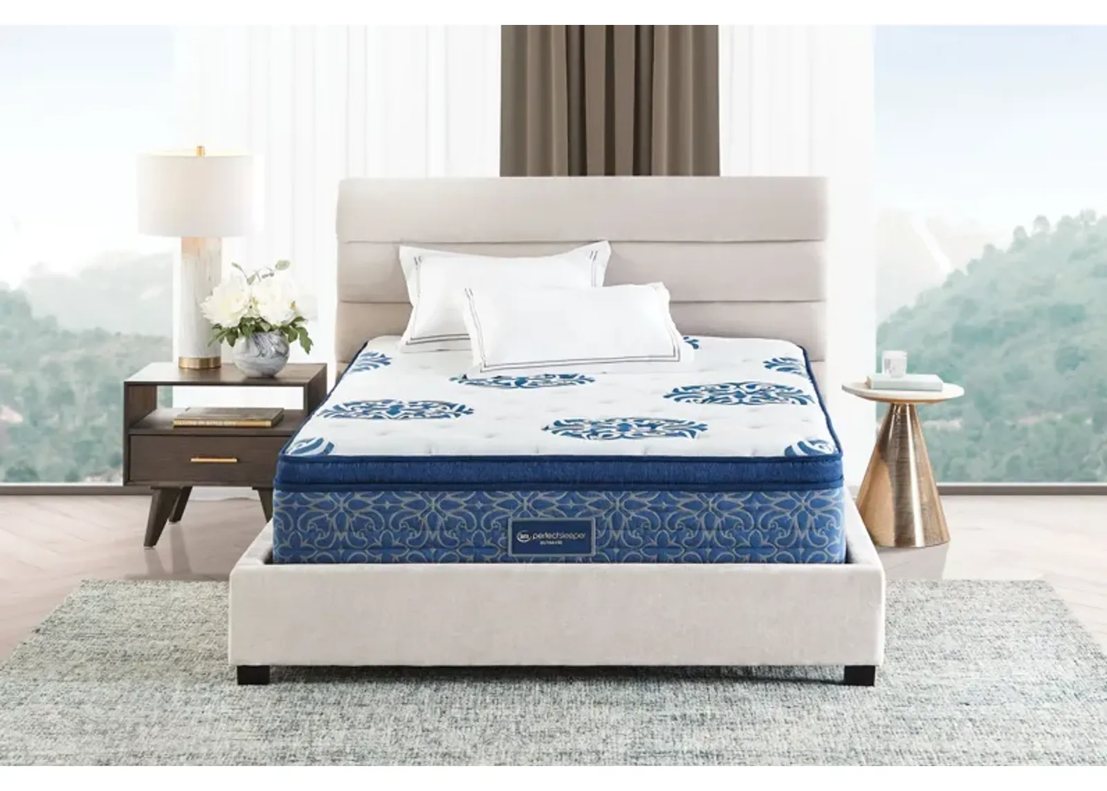 Serta Perfect Sleeper Ultimate Larned Plush Pillow Top Innerspring California King 15" Mattress