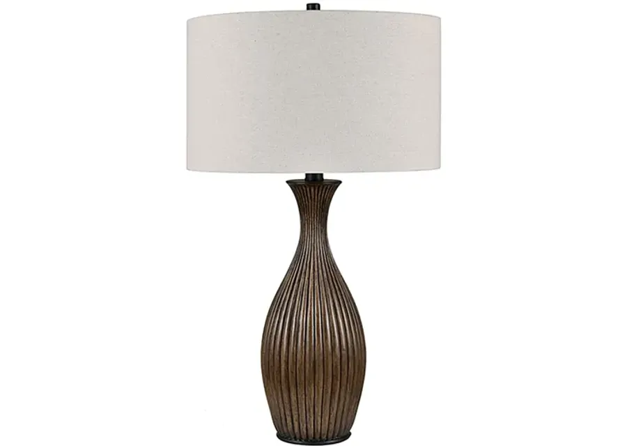 Deep Lined Table Lamp