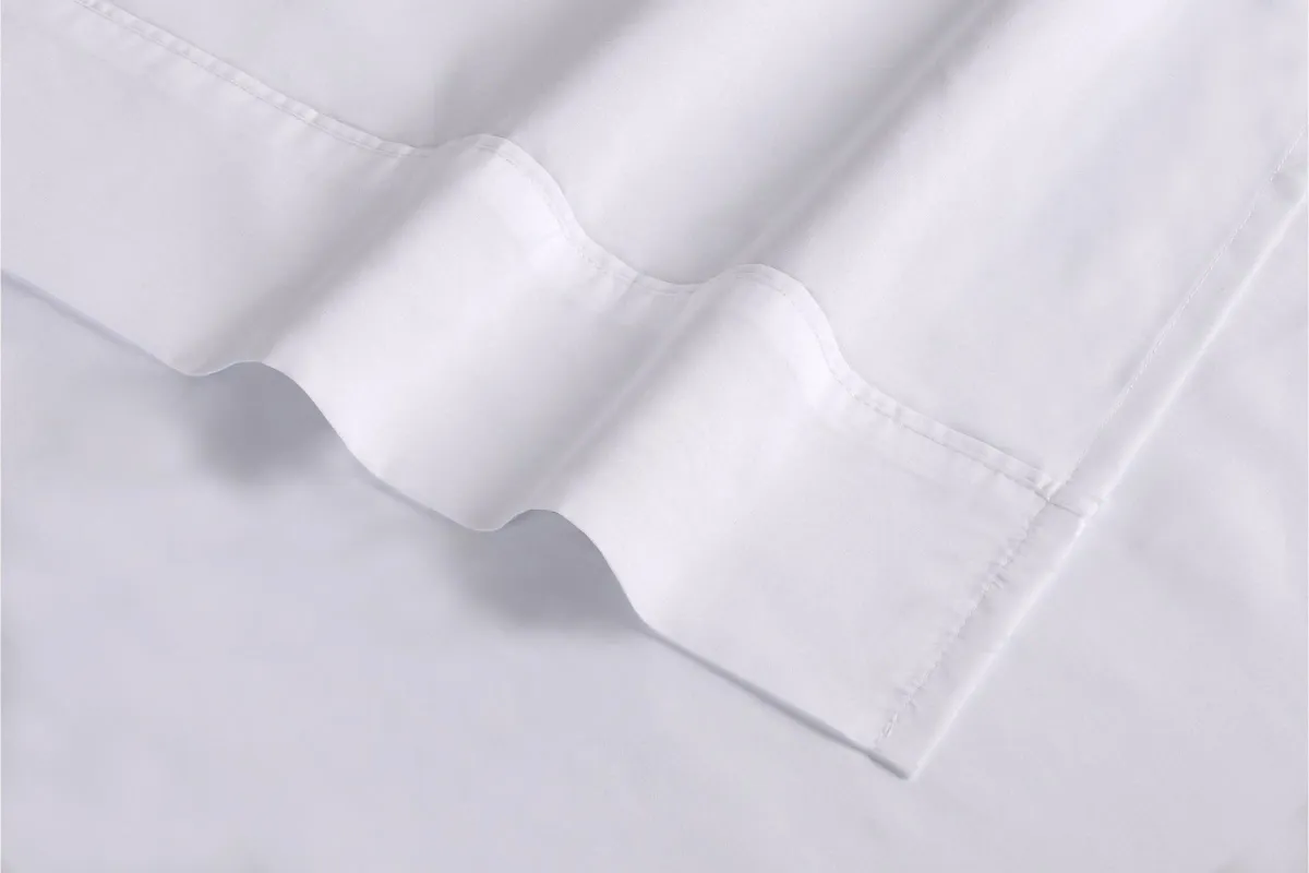 Bedgear Basic White Queen Sheet Set