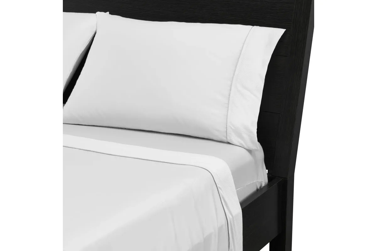 Bedgear Basic White Queen Sheet Set