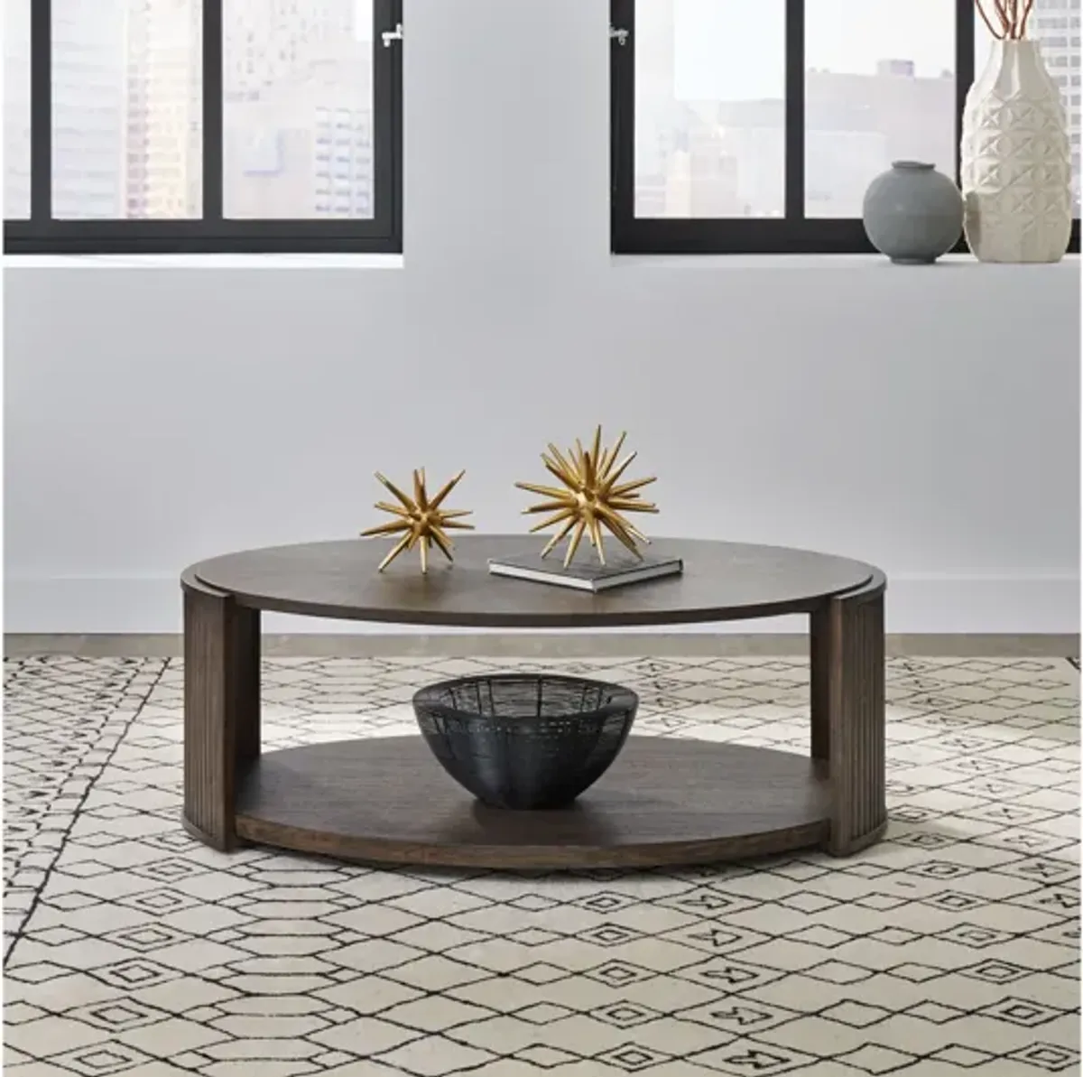 City View Oval Coffee Table