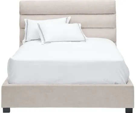 Bobbi Cream Full Upholstered Bed