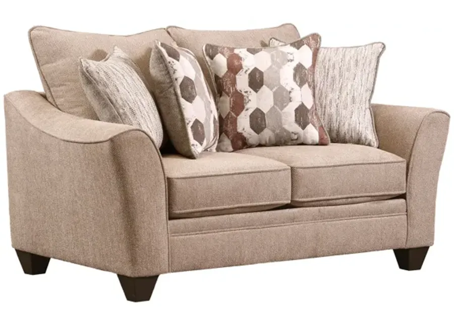 Cruz Tan Loveseat