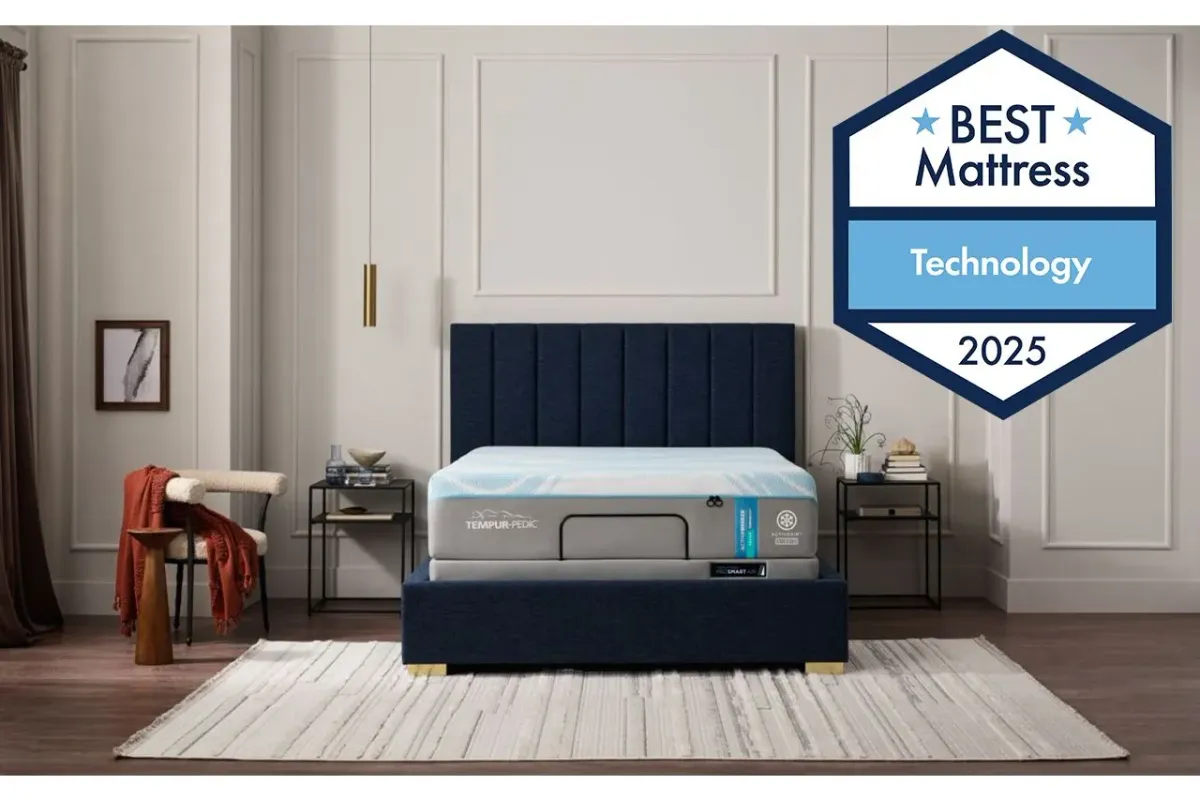 TEMPUR-ActiveBreeze® Smart Bed King Adjustable Base and 13" Mattress