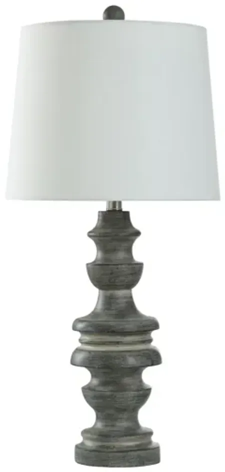 30" Bullwell Gray Table Lamp