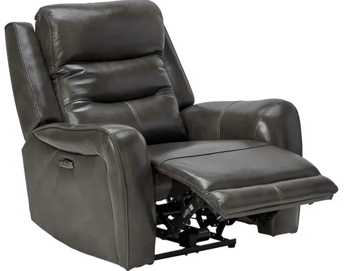 Bryant Leather Dual Power Recliner