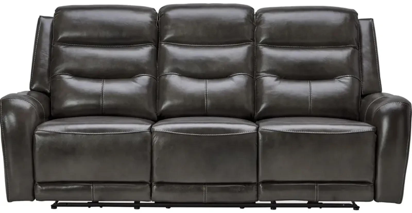 Bryant Leather Dual Power Reclining Sofa