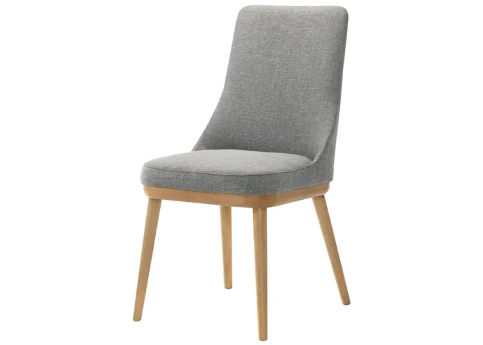 Revolve Upholstered Chair in Oak Finish