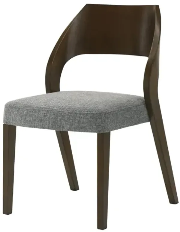 Revolve Wood Chair in Walnut Finish