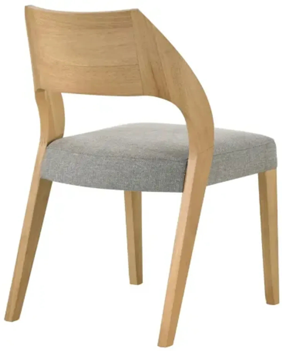Revolve Table + 4 Wood Chairs in Oak Finish