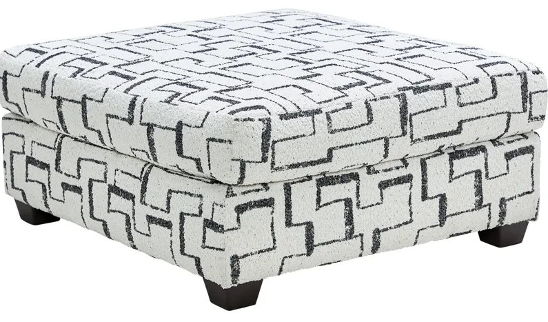 Teddy Charcoal Cocktail Ottoman