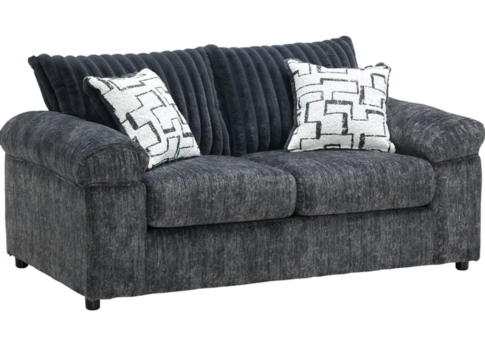 Teddy Charcoal Loveseat