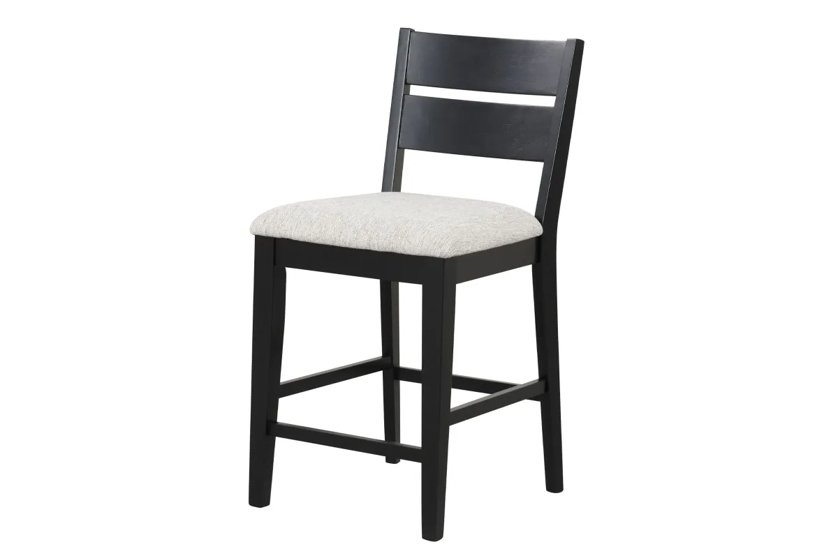 Cove Black Counter Stool