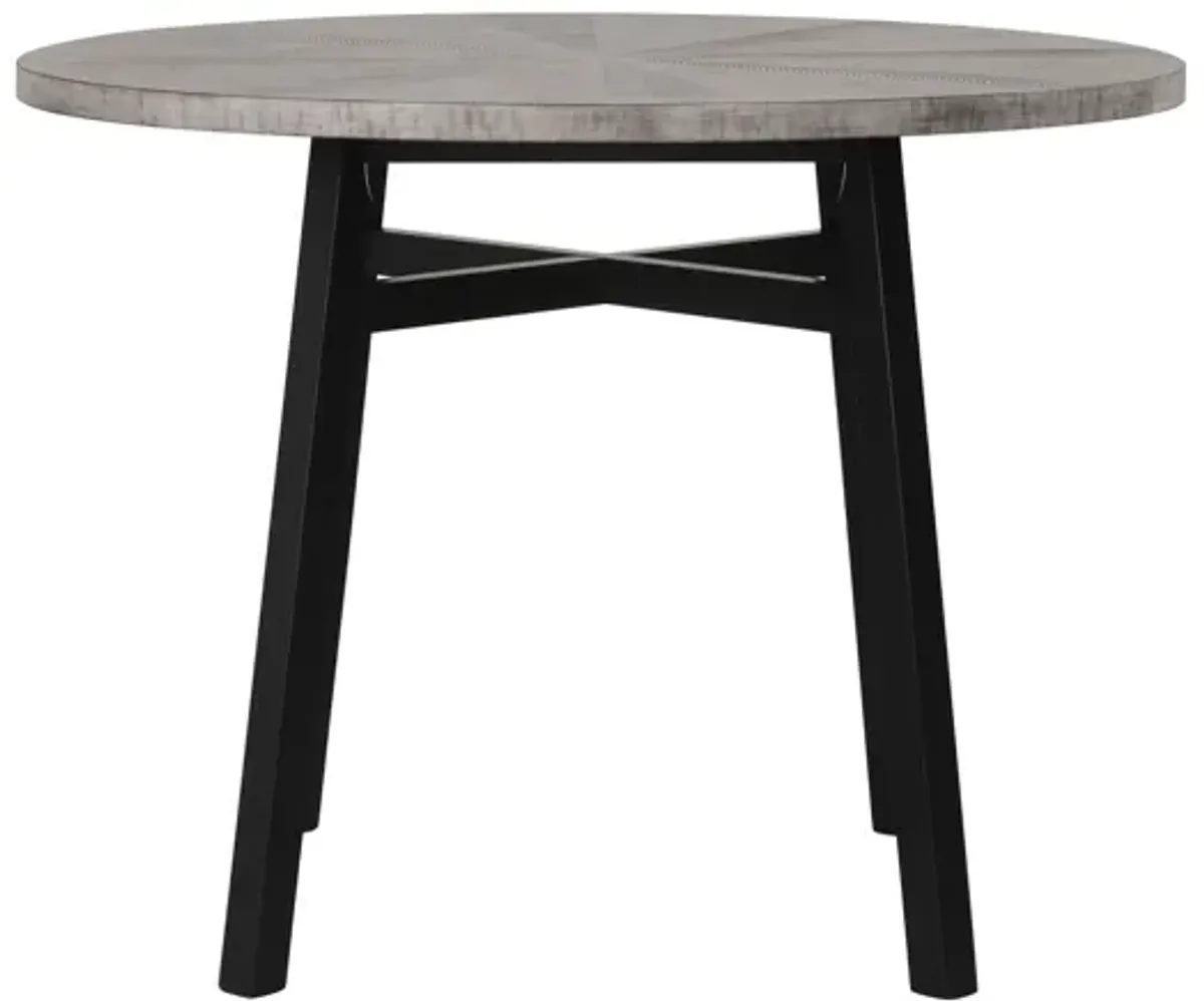 Cove Black Counter Table + 4 Stools