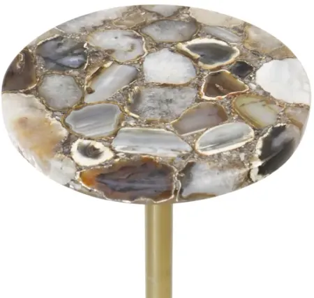 Wild Agate Drink Accent Table