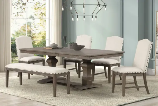 Noble Extendable Table + 4 Chairs