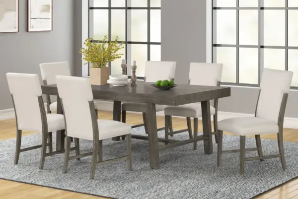 Declan Extendable Table + 6 Chairs