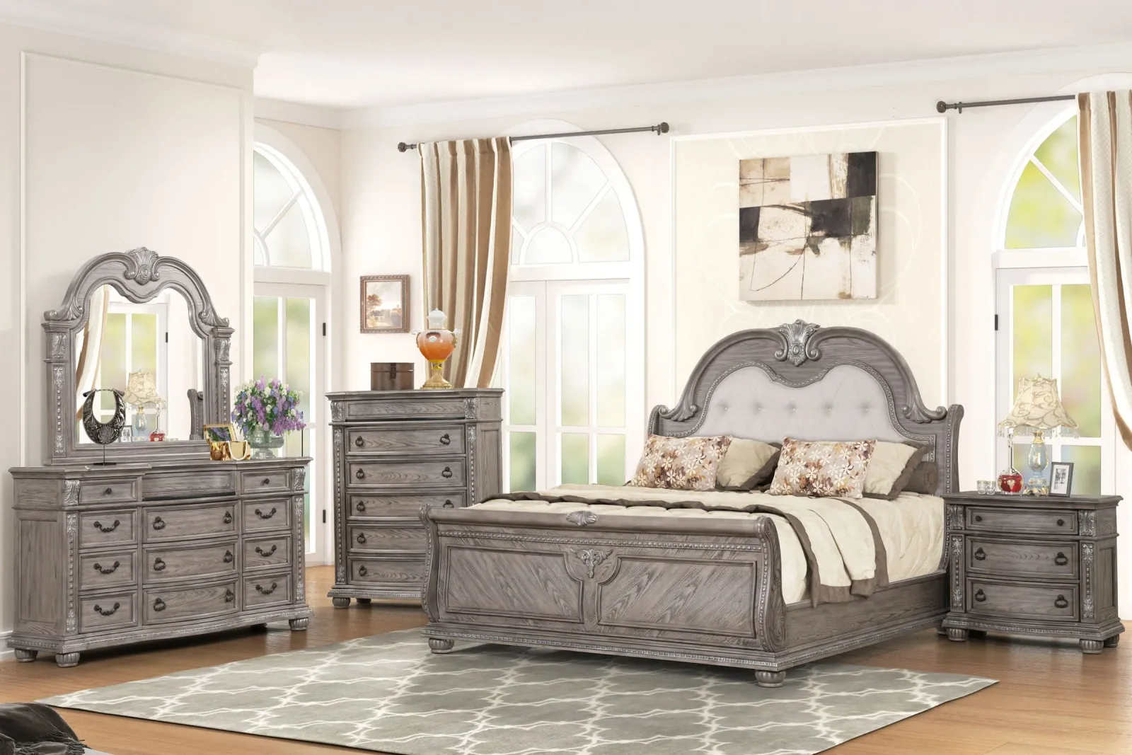 Opulence 5-Piece King Bedroom Set