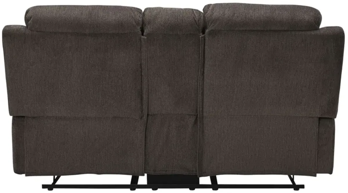 Blaze Reclining Console Loveseat