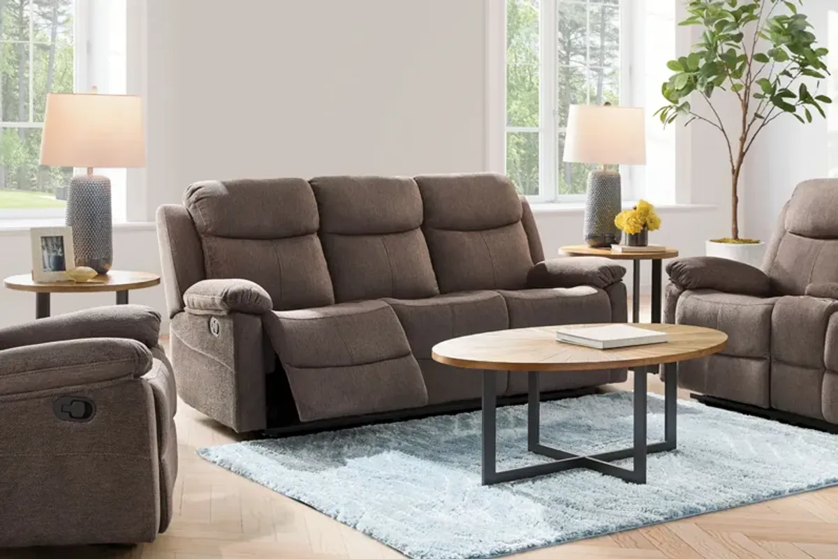 Blaze Reclining Console Loveseat