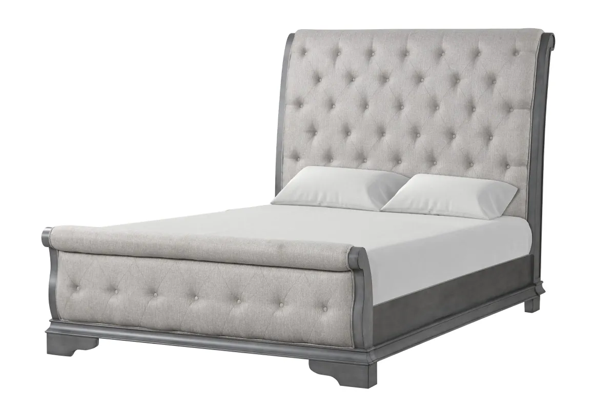 Cascade Queen Upholstered Bed