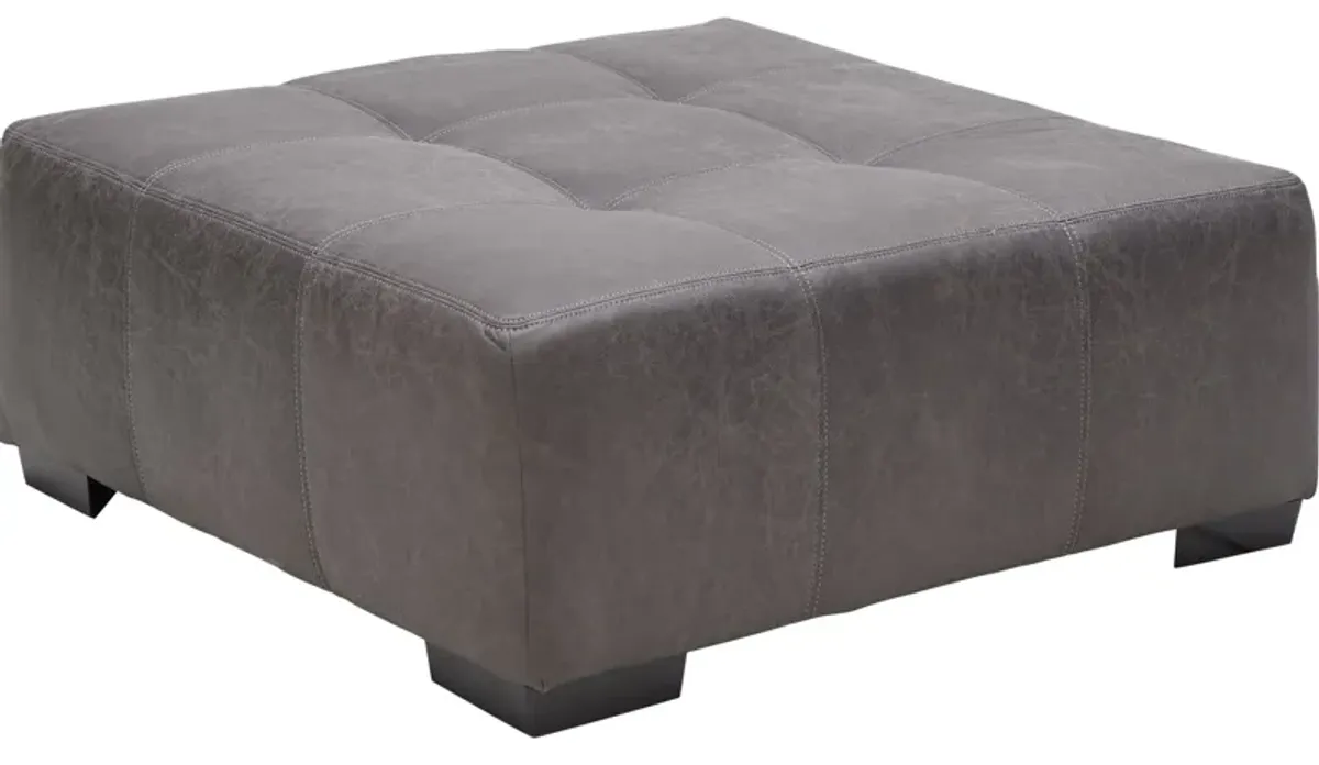 Malia Grey Cocktail Ottoman