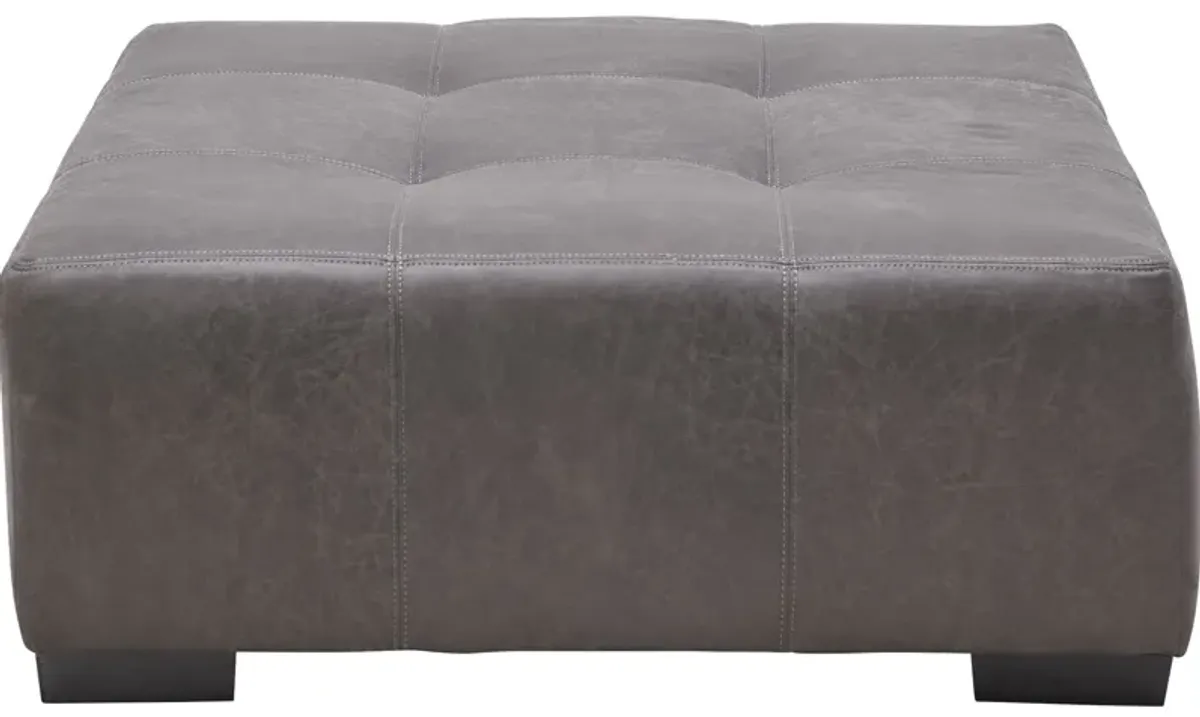 Malia Grey Cocktail Ottoman