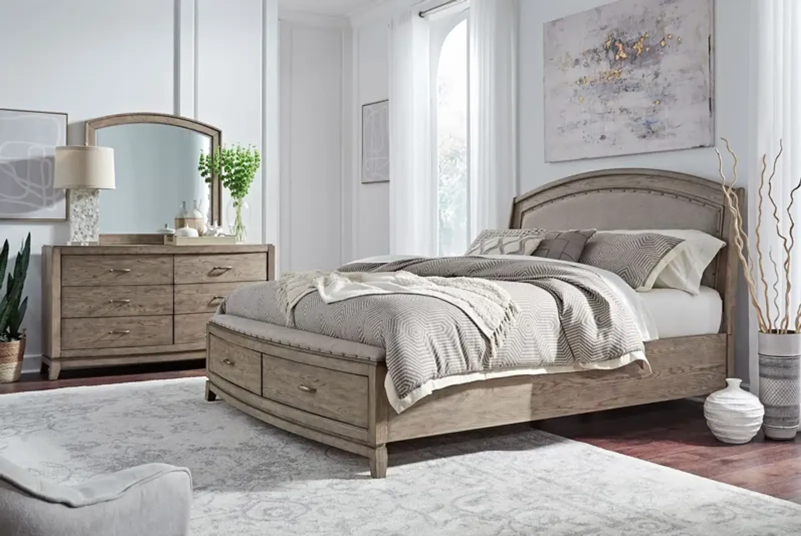 Townsend Beige 3-Piece Queen Bedroom Set