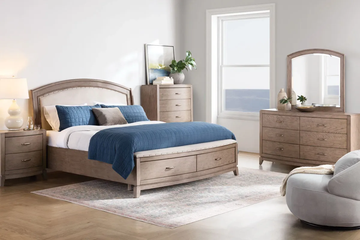 Townsend Beige 5-Piece King Bedroom Set