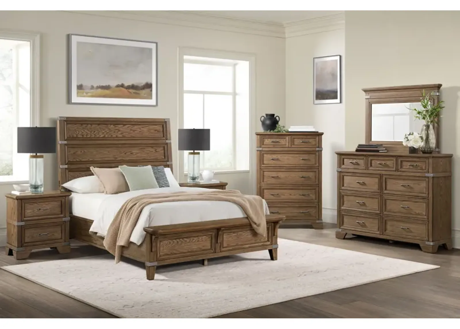 Forge Brown 3-Piece Queen Bedroom Set