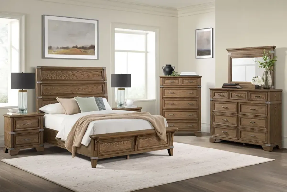 Forge Brown 5-Piece Queen Bedroom Set