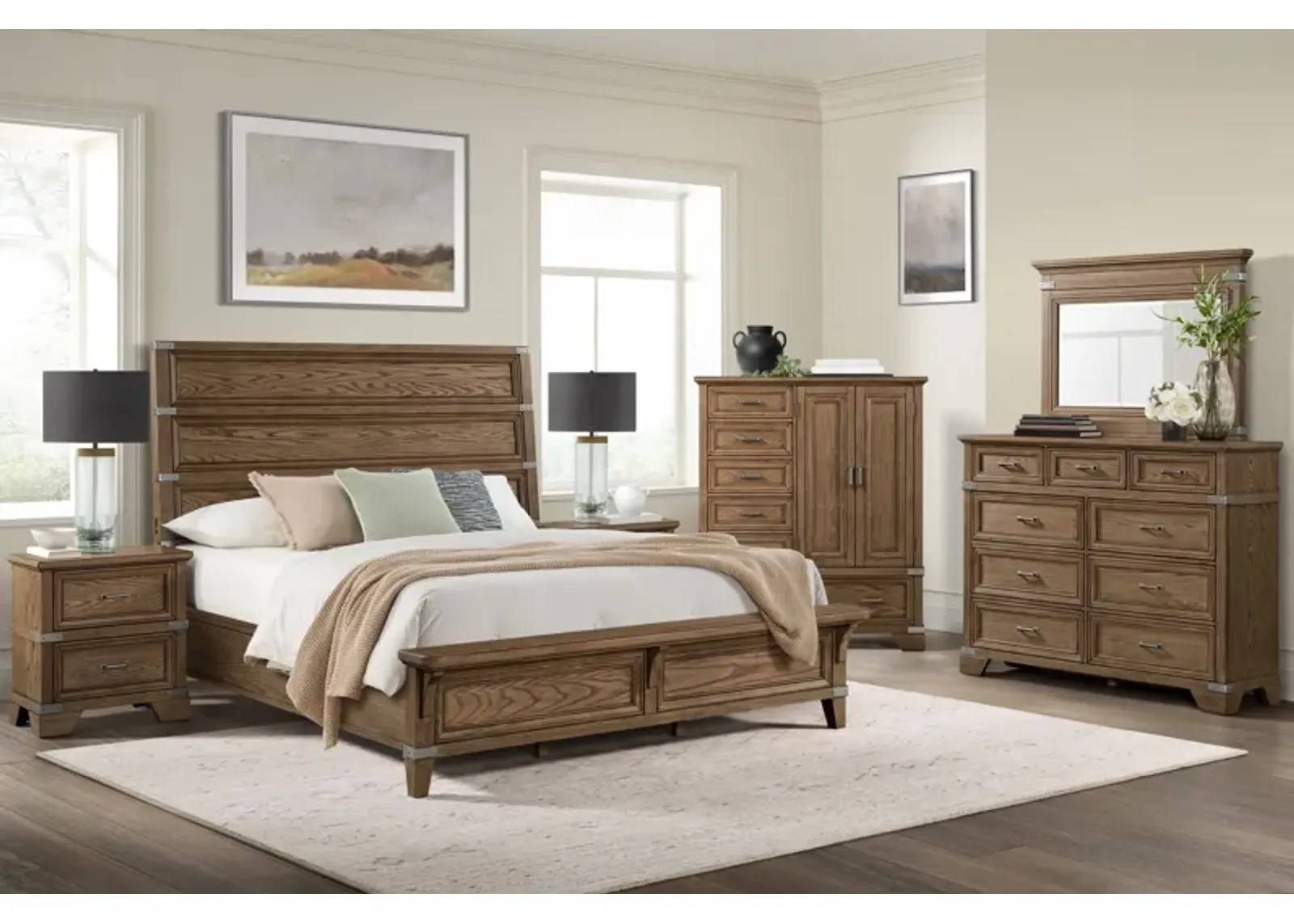 Forge Brown 3-Piece King Bedroom Set