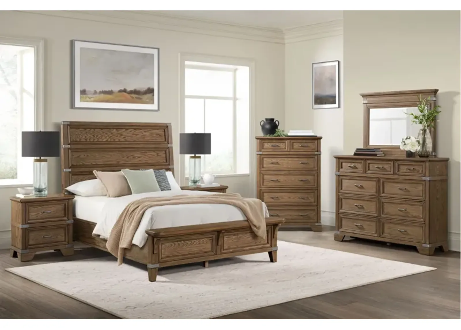 Forge Brown 5-Piece King Bedroom Set