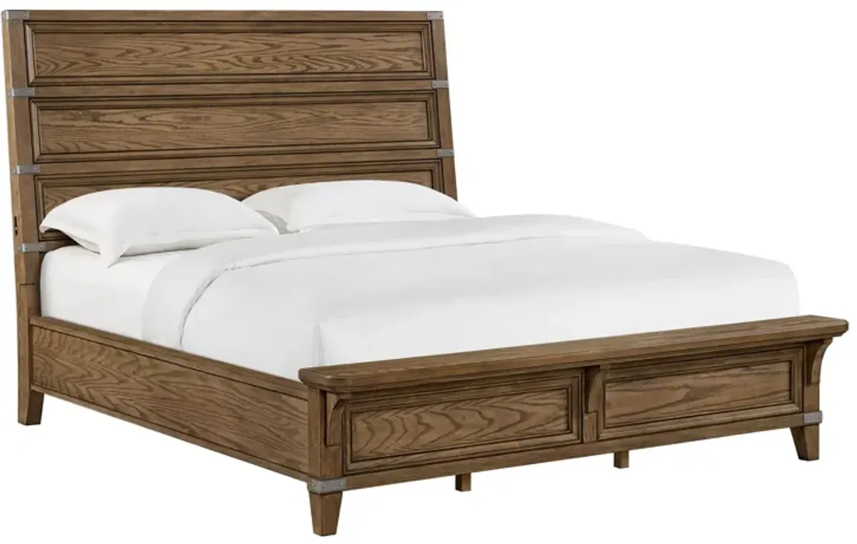 Forge Brown King Bed