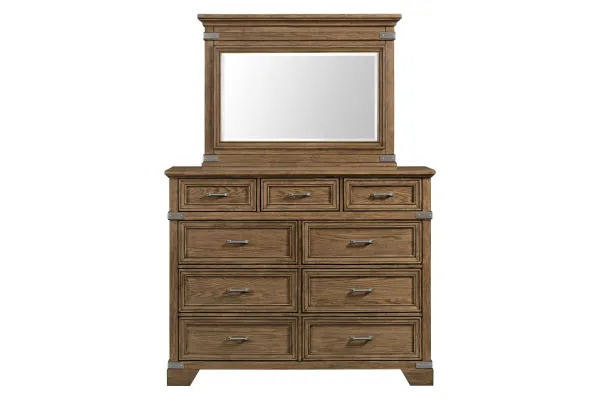 Forge Brown Dresser + Mirror