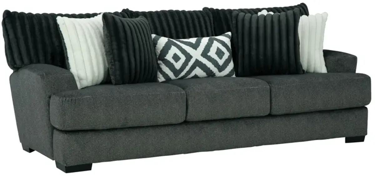 Chloe Gunmetal Sofa