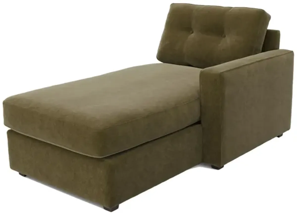 ModularOne Moss Right Arm Facing Chaise