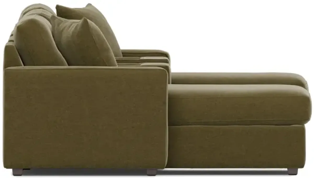 ModularOne Moss 5-Piece Sectional with Dual Chaise